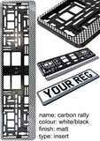 CAR NUMBER PLATE HOLDER WITH CUSTOMISED TEXT FOR ANY CAR BUSINESS WEDDING ADVERT