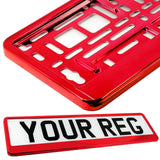 CAR NUMBER PLATE HOLDER WITH CUSTOMISED TEXT FOR ANY CAR BUSINESS WEDDING ADVERT