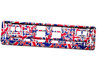 UNION JACK FLAG 3D TUNING Car Number Plate Surround Holder FOR ANY CAR TRUCK VAN