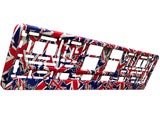 UNION JACK FLAG 3D TUNING Car Number Plate Surround Holder FOR ANY CAR TRUCK VAN